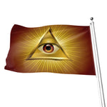 Masonic Eye Sight Print Flag