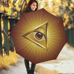 Masonic Eye Sight Print Foldable Umbrella