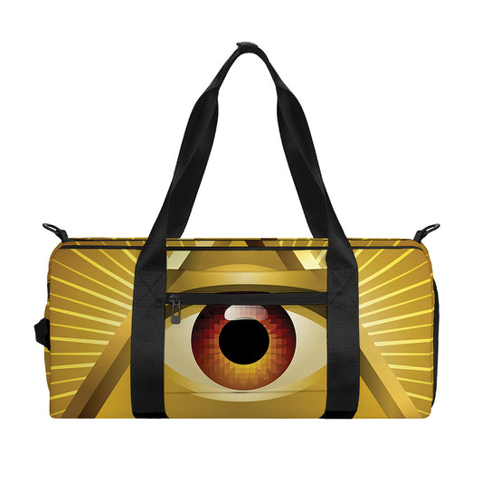 Masonic Eye Sight Print Gym Bag