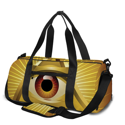 Masonic Eye Sight Print Gym Bag