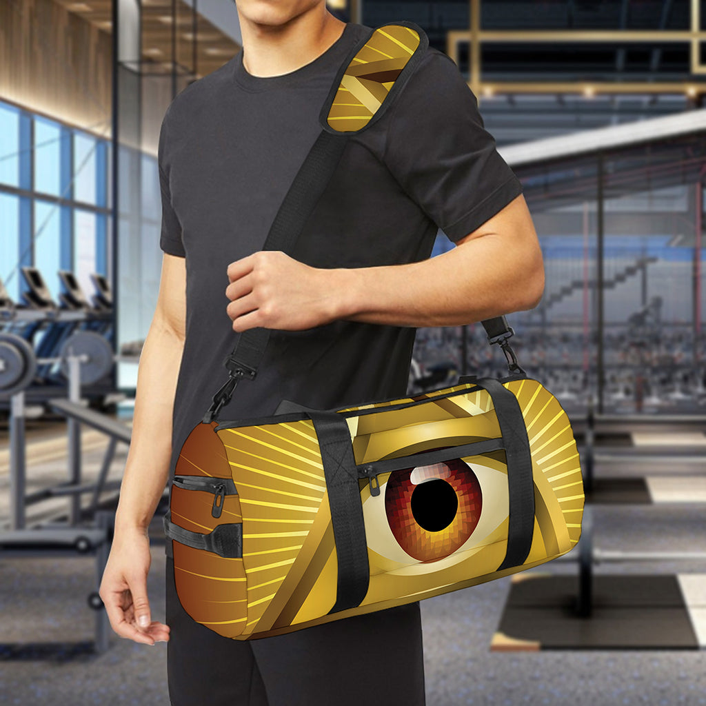 Masonic Eye Sight Print Gym Bag