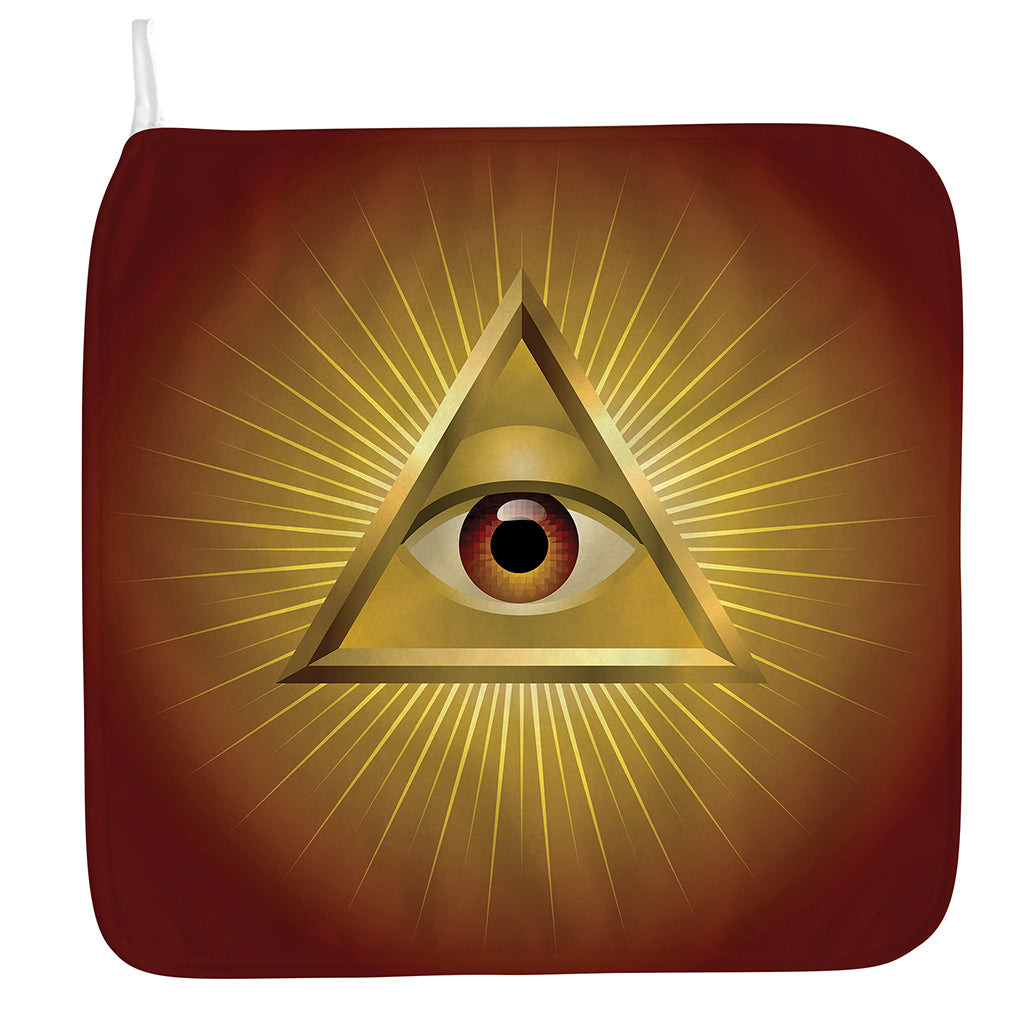 Masonic Eye Sight Print Hand Towel