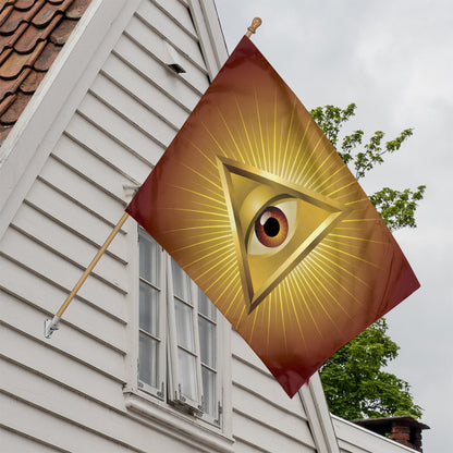 Masonic Eye Sight Print House Flag