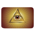Masonic Eye Sight Print Indoor Door Mat