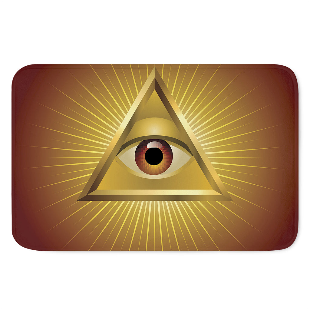 Masonic Eye Sight Print Indoor Door Mat