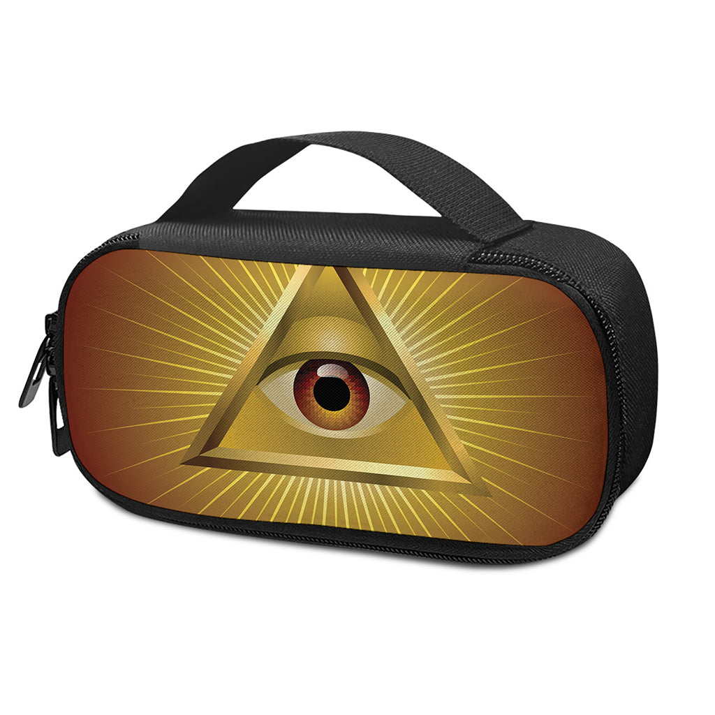 Masonic Eye Sight Print Insulin Cooler Travel Case