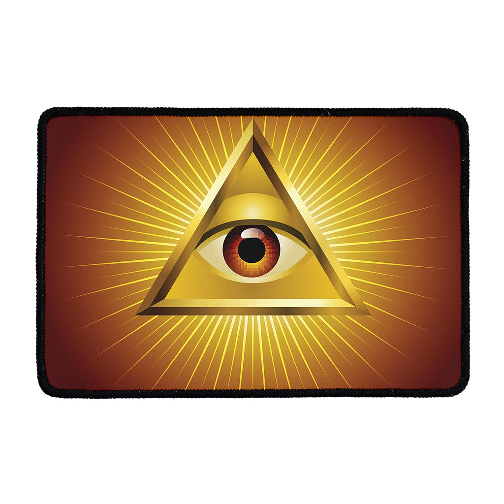Masonic Eye Sight Print Kitchen Mat
