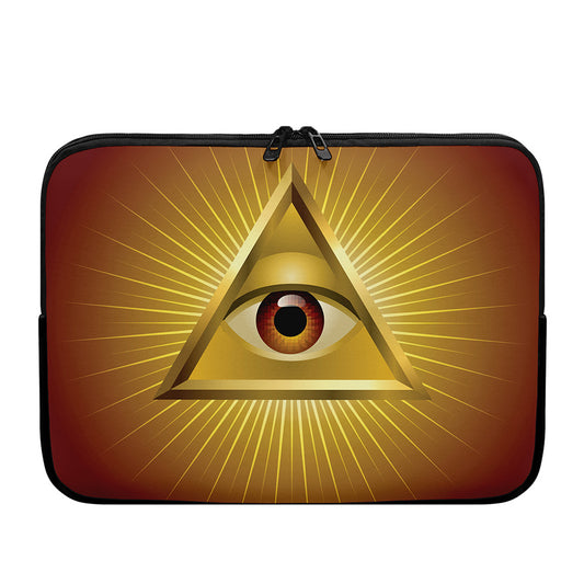 Masonic Eye Sight Print Laptop Sleeve
