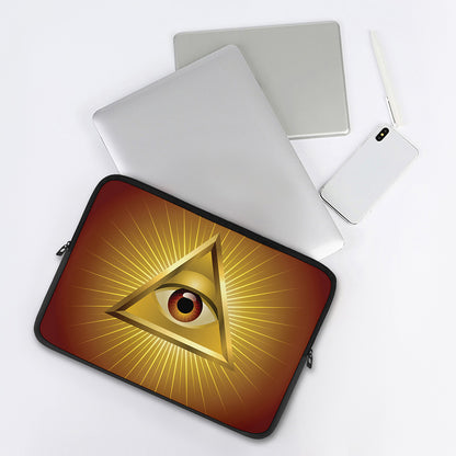 Masonic Eye Sight Print Laptop Sleeve