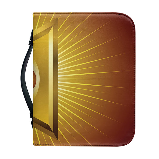 Masonic Eye Sight Print Leather Bible Cover