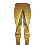 Masonic Eye Sight Print Men's leggings