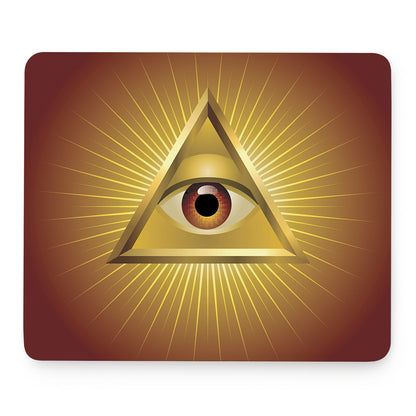 Masonic Eye Sight Print Mouse Pad