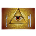 Masonic Eye Sight Print Placemat
