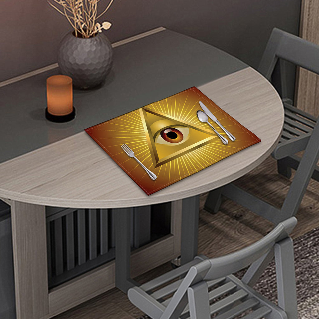 Masonic Eye Sight Print Placemat