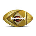 Masonic Eye Sight Print Rugby Ball