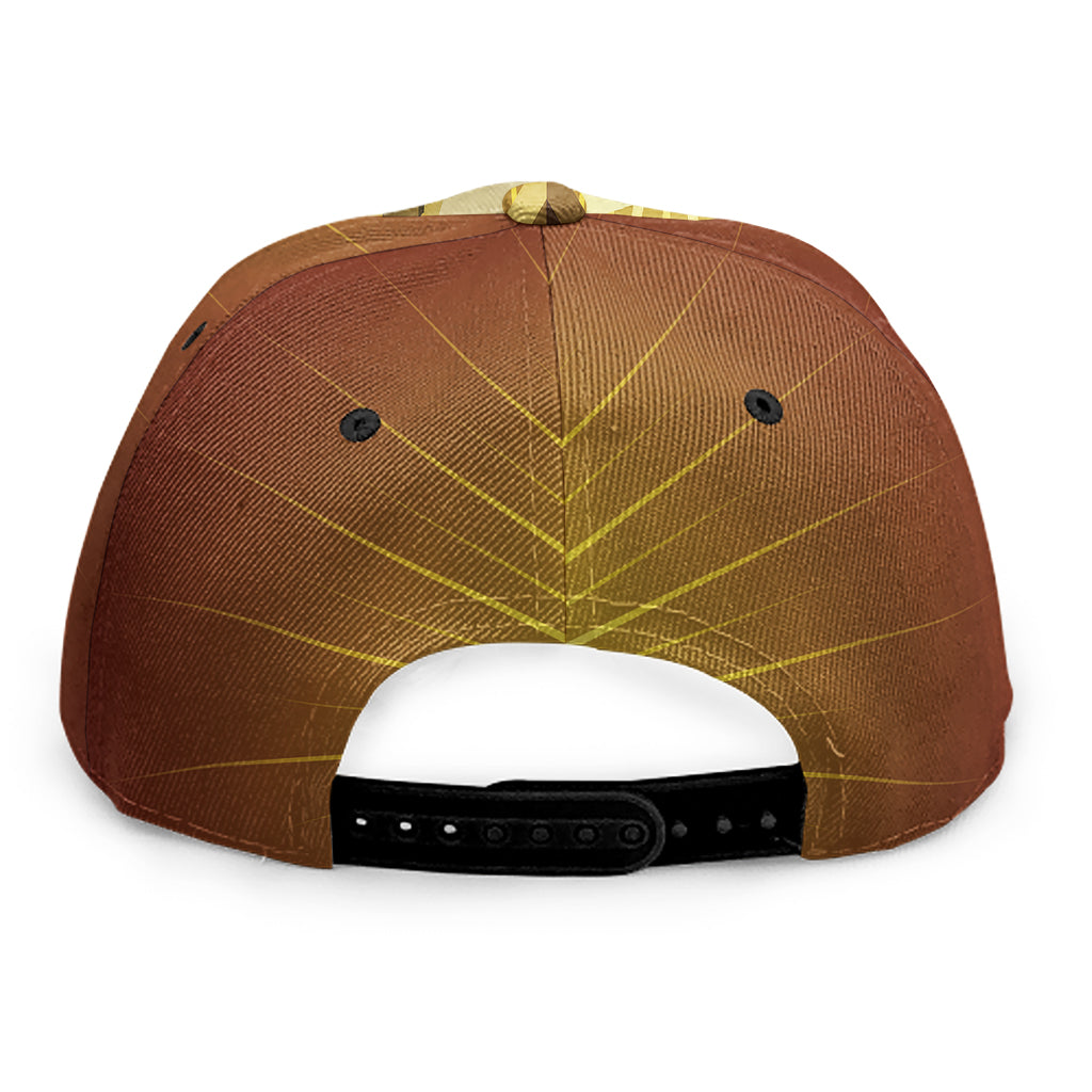 Masonic Eye Sight Print Snapback Cap