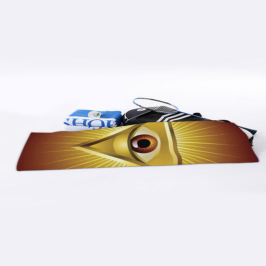 Masonic Eye Sight Print Sports Towel
