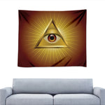 Masonic Eye Sight Print Tapestry