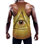 Masonic Eye Sight Print Training Tank Top