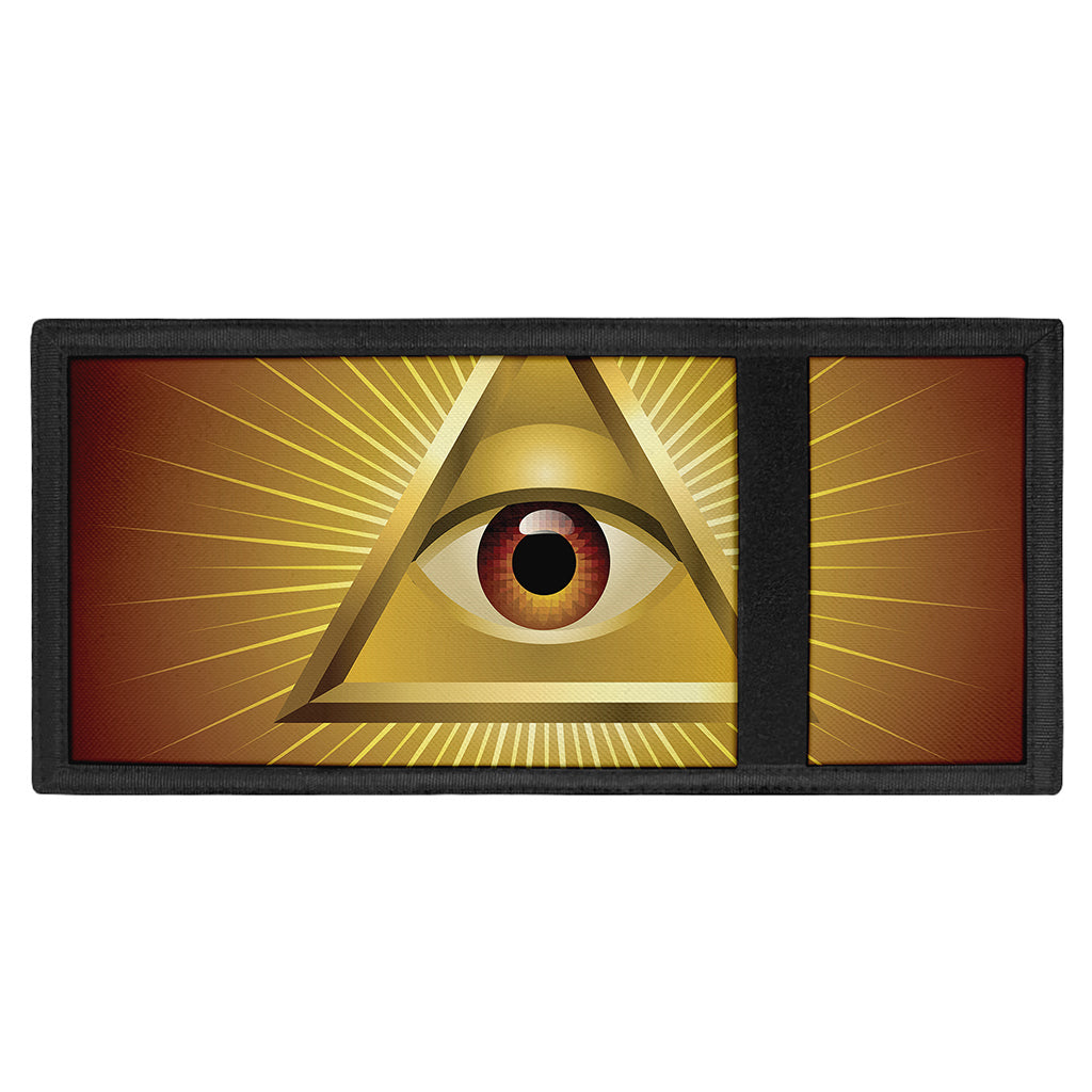 Masonic Eye Sight Print Trifold Wallet