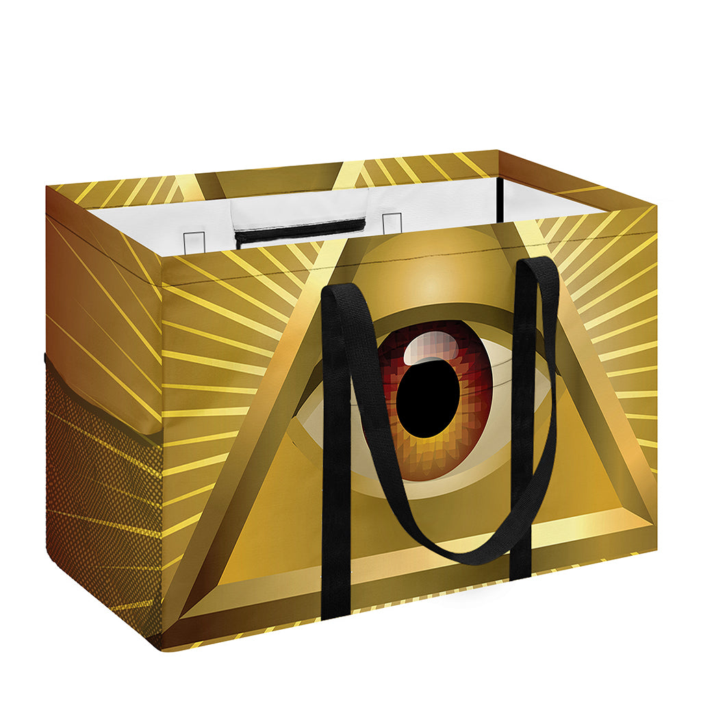 Masonic Eye Sight Print Utility Tote Bag