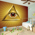 Masonic Eye Sight Print Wall Sticker