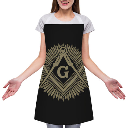 Masonic Freemasonry Print Adjustable Apron