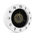 Masonic Freemasonry Print Alarm Clock