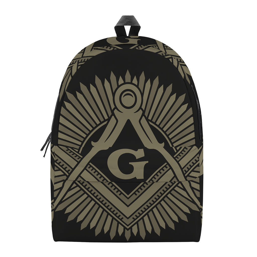 Masonic Freemasonry Print Backpack