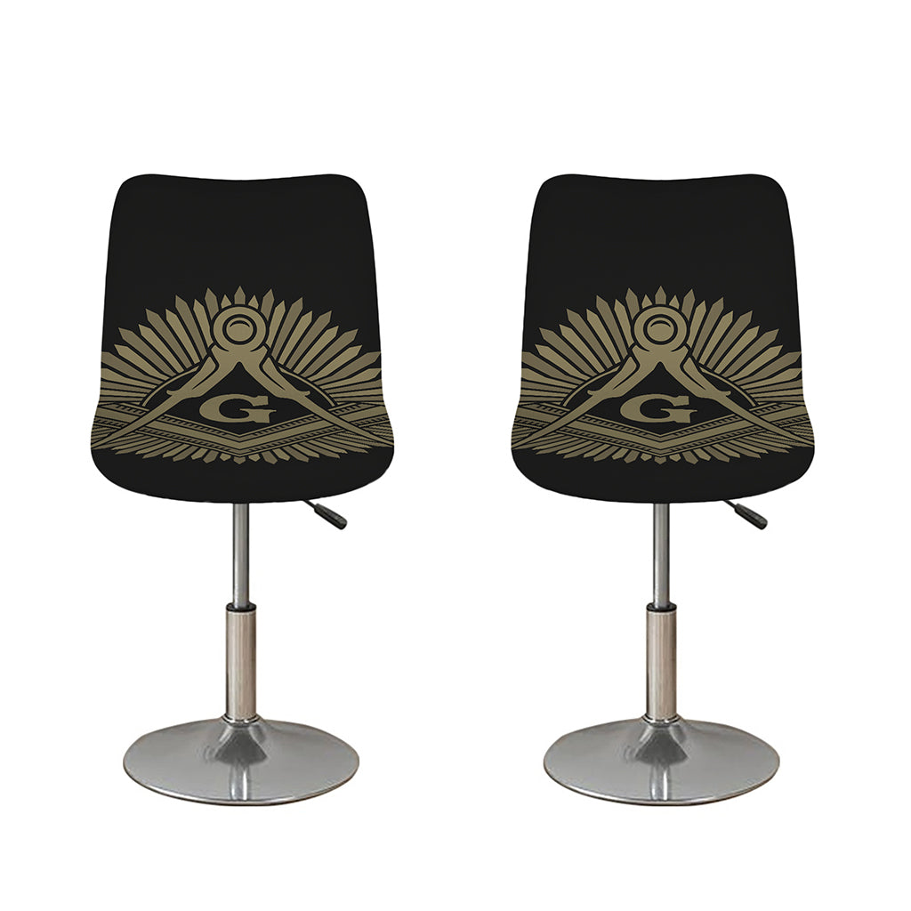 Masonic Freemasonry Print Bar Stool Covers