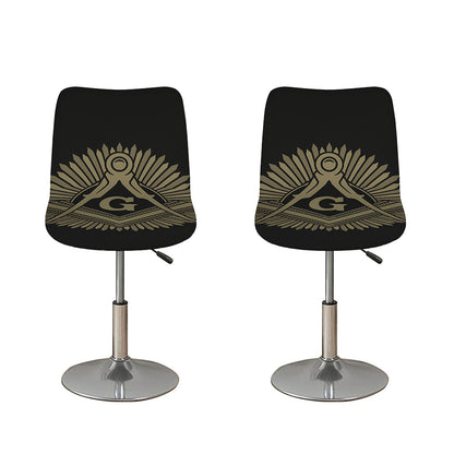 Masonic Freemasonry Print Bar Stool Covers