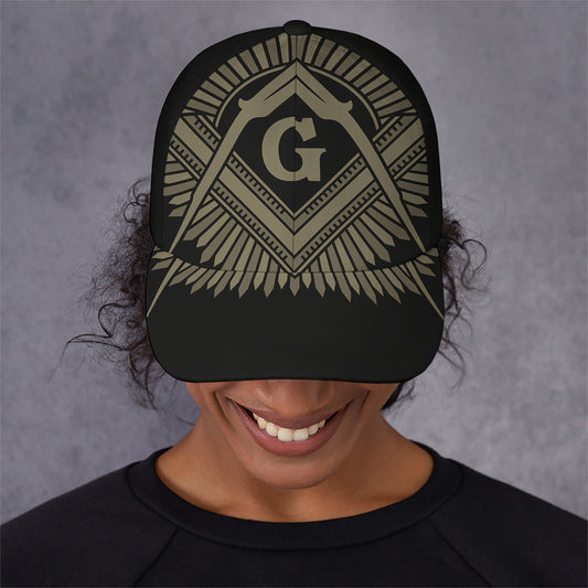 Masonic Freemasonry Print Baseball Cap
