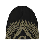 Masonic Freemasonry Print Beanie