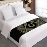 Masonic Freemasonry Print Bed Runner