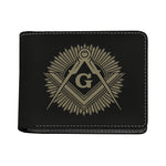Masonic Freemasonry Print Bifold Wallet