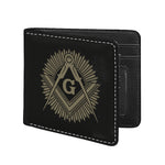 Masonic Freemasonry Print Bifold Wallet
