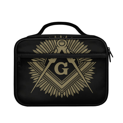 Masonic Freemasonry Print Briefcase Bible Bag
