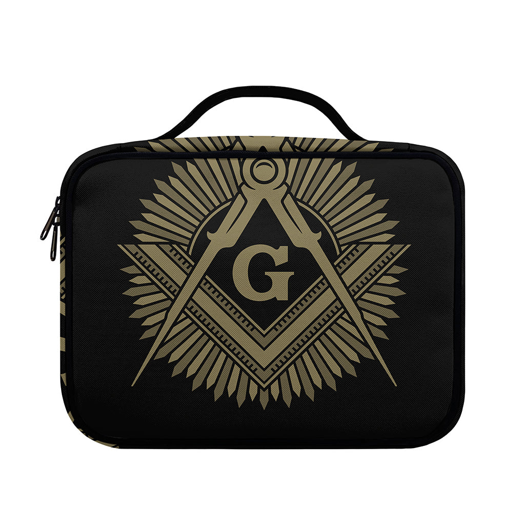 Masonic Freemasonry Print Briefcase Bible Bag