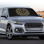 Masonic Freemasonry Print Car Windshield Sun Shade