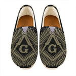 Masonic Freemasonry Print Casual Shoes
