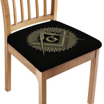 Masonic Freemasonry Print Chair Cushion Cover