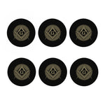 Masonic Freemasonry Print Coaster Set