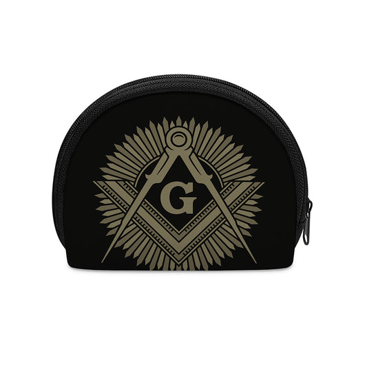 Masonic Freemasonry Print Coin Purse
