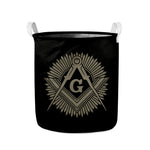 Masonic Freemasonry Print Collapsible Laundry Basket