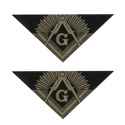 Masonic Freemasonry Print Dog Bandana