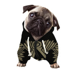 Masonic Freemasonry Print Dog Zip Up Hoodie
