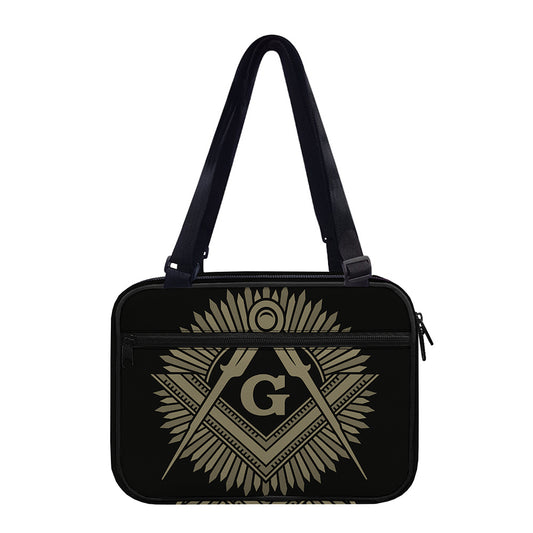 Masonic Freemasonry Print Double Strap Bible Bag