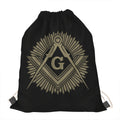 Masonic Freemasonry Print Drawstring Bag