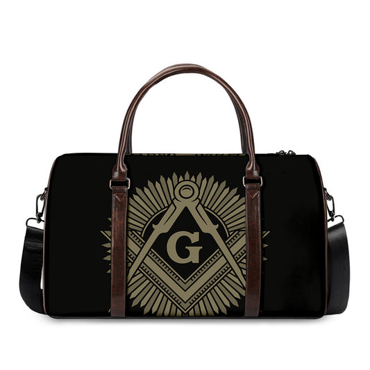 Masonic Freemasonry Print Duffle Bag