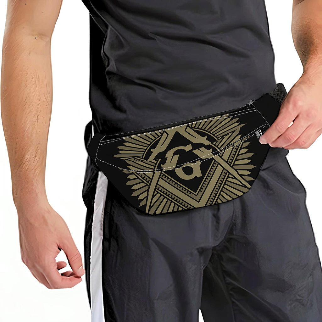 Masonic Freemasonry Print Fanny Pack